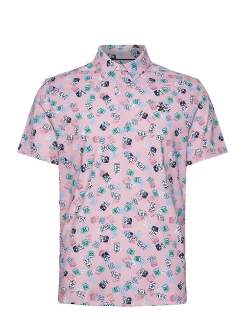 Pete’s Travel Tag Caddy Polo Original Penguin Golf Pink