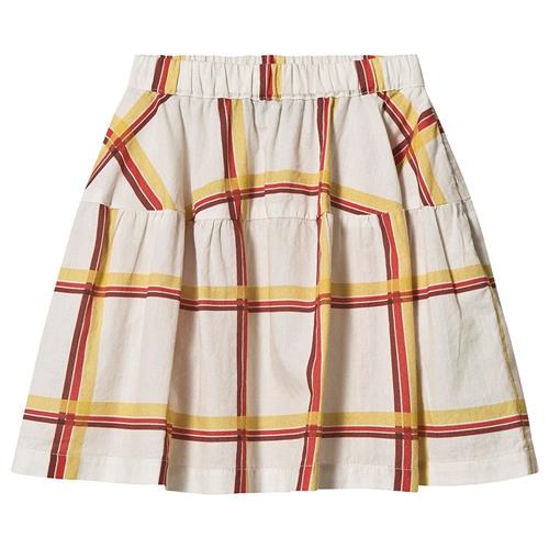 The Animals Observatory Turkey Nederdel Soft Beige Squares 6 Y    6 år  kvinde