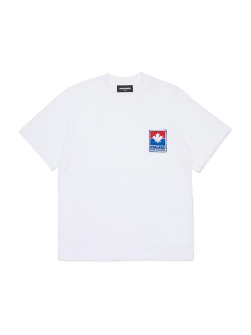 Se DSQUARED2 Shirts  blå / knaldrød / hvid ved About You