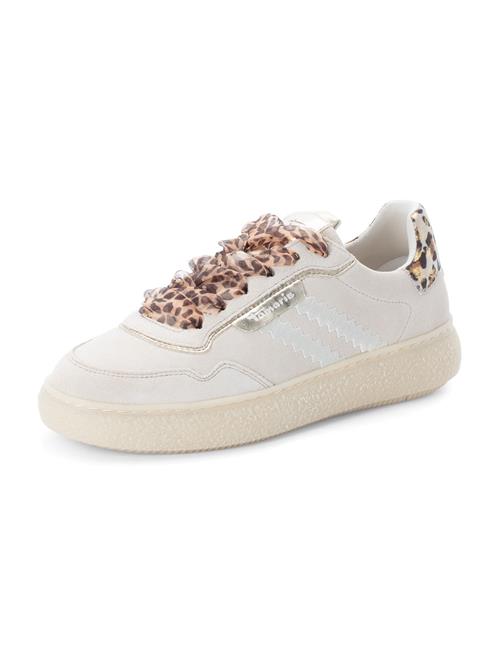 Tamaris Sneaker low  creme / camel / ecru / guld