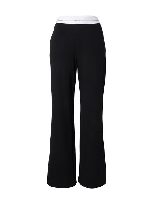 Calvin Klein Pyjamasbukser  sort / hvid
