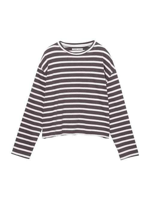 Pull&Bear Shirts  mørkegrå / hvid