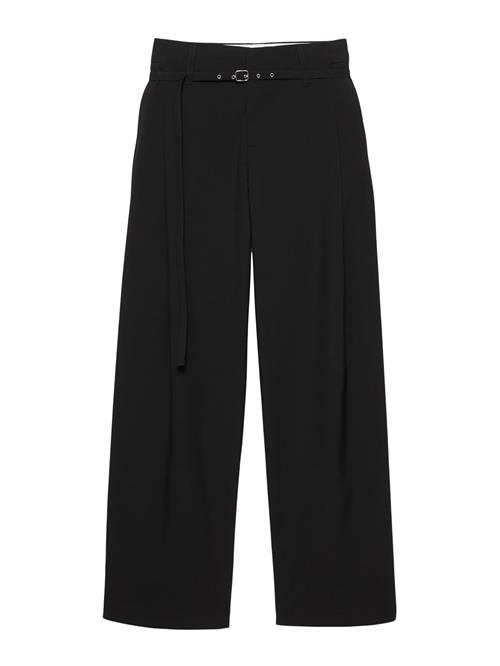Pull&Bear Bukser med fals  sort