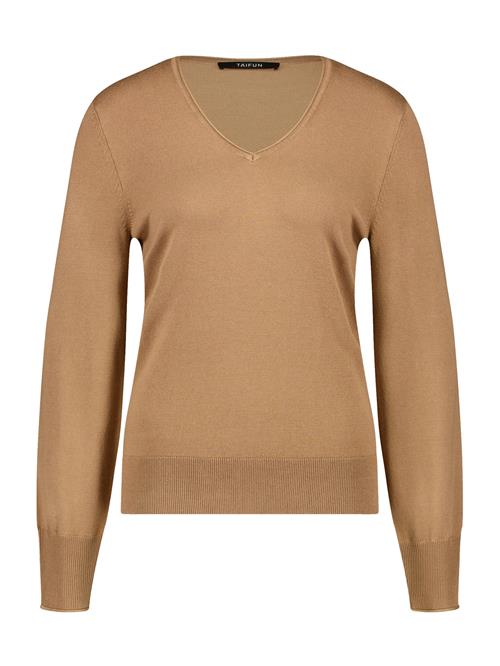 TAIFUN Pullover  mørkebeige
