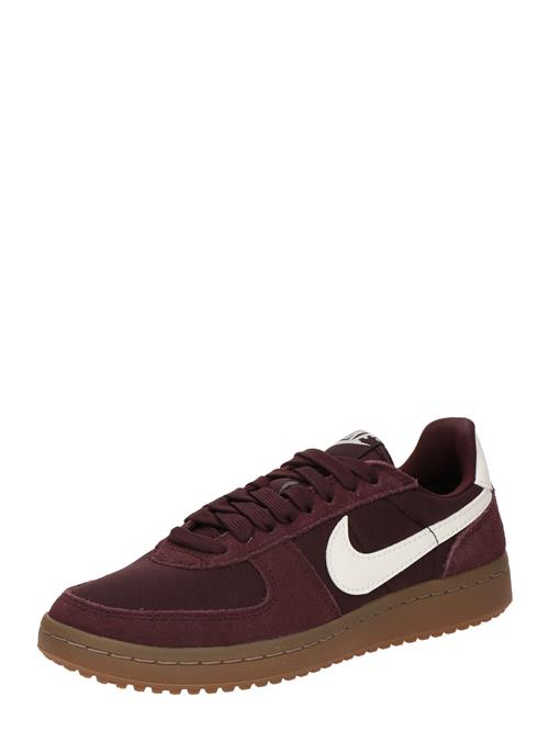 Nike Sportswear Sneaker low 'FIELD GENERAL'  burgunder / hvid