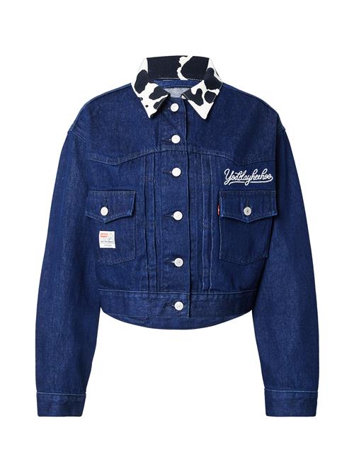 LEVI'S ® Overgangsjakke 'TYPE II'  marin / blue denim / hvid