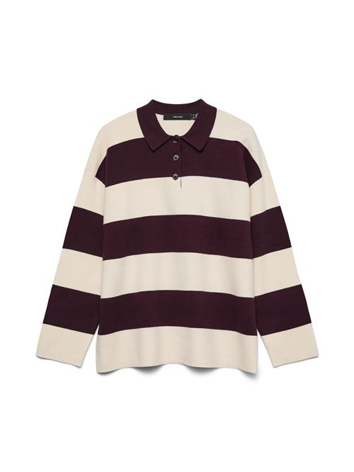 VERO MODA Pullover 'SABA'  beige / purpur