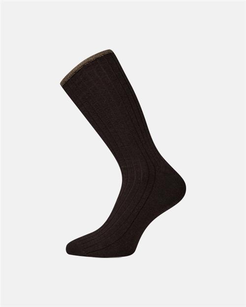 Strømper "no elastic"  | Uld | Brun