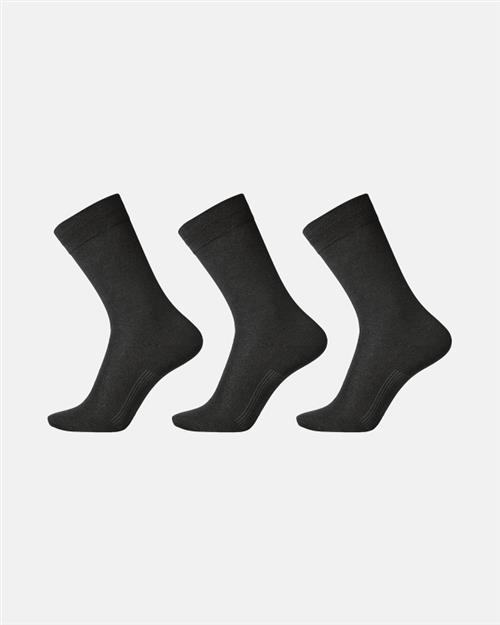 Strømper 3-pak | Bomuld | Sort