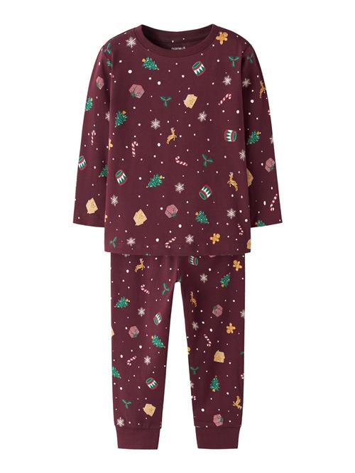 NAME IT Jule Natsæt Vismas Burgundy