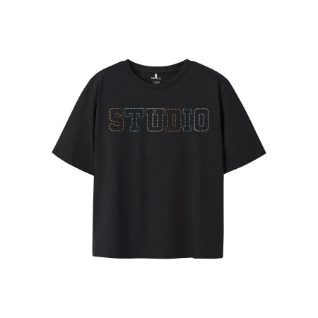 Se NAME IT T-shirt Rosalie Black hos SmartKidz