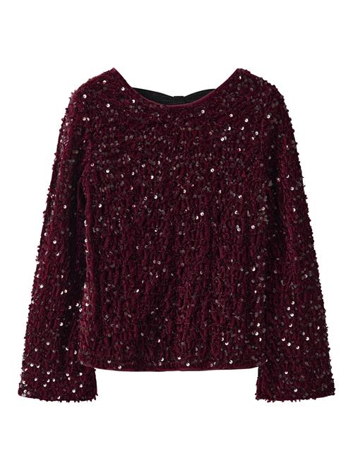 NAME IT Paillet Bluse Rusitta Burgundy