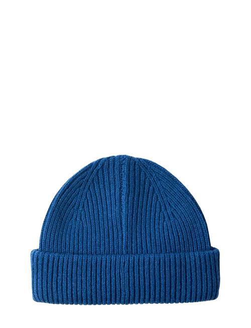 Slhmason Merino Sailor Wool Beanie Selected Blue