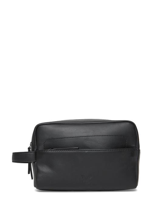 Leather Washbag Lyle & Scott Black