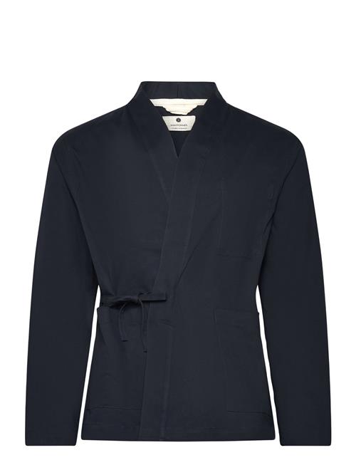 Akjesper Kimono Overshirt Anerkjendt Navy