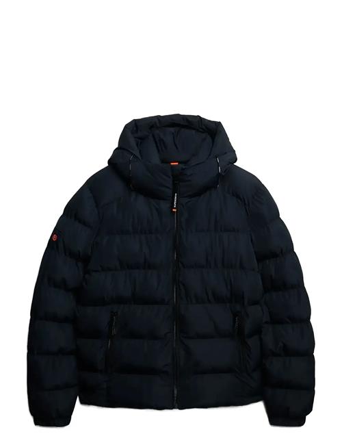 Hooded Sports Puffer Jacket Superdry Navy
