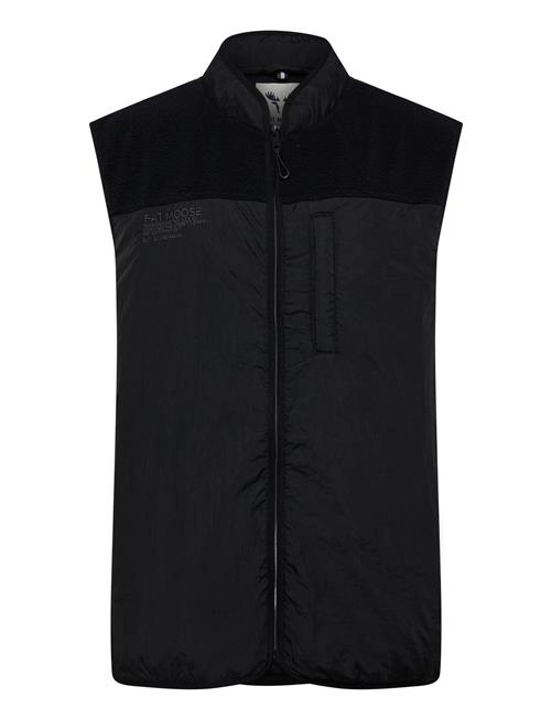 Vester Fleece Vest Fat Moose Black