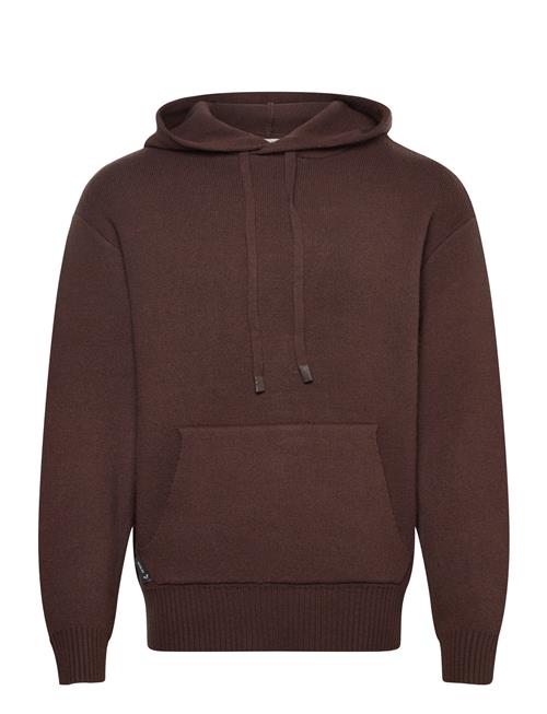 Nas Knitted Hoodie Fat Moose Brown
