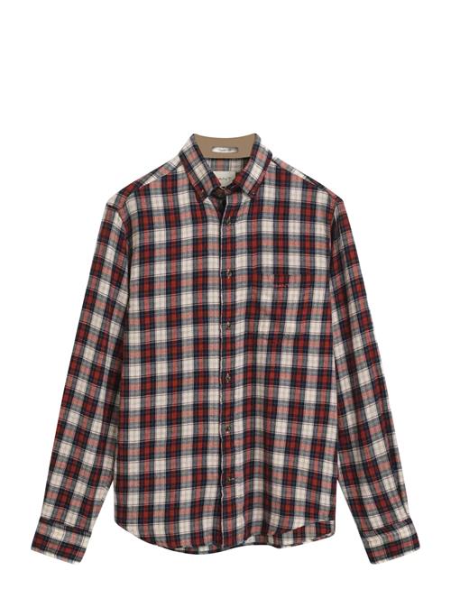 Reg Windblown Flannel Check Shirt GANT Patterned