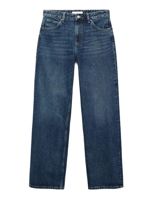 Miami Medium-Rise Straight-Fit Jeans Mango Blue