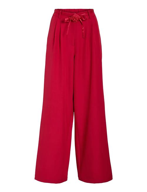Vicatalina Hw Wide Pants/1 Vila Red