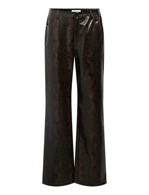 Objebba Hw Straight Snake Pant 141 Object Brown