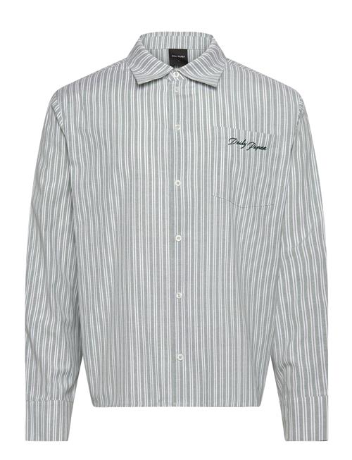Stripe Script Ls Shirt Daily Paper White