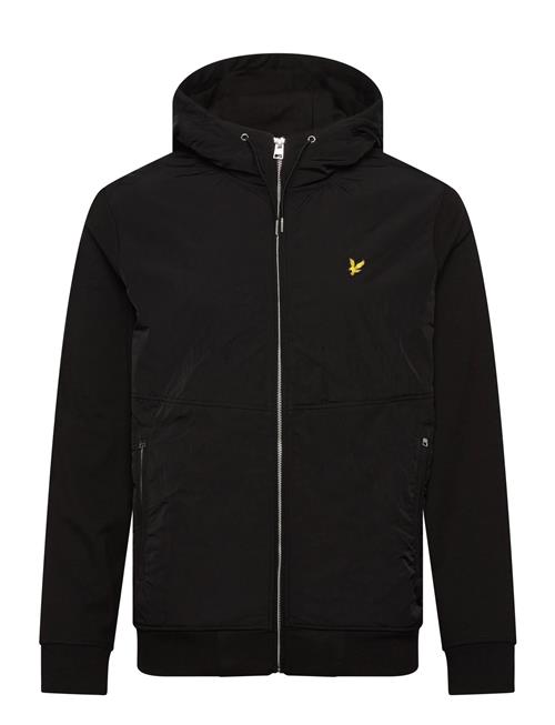 Half Raglan Hybrid Hoodie Lyle & Scott Black