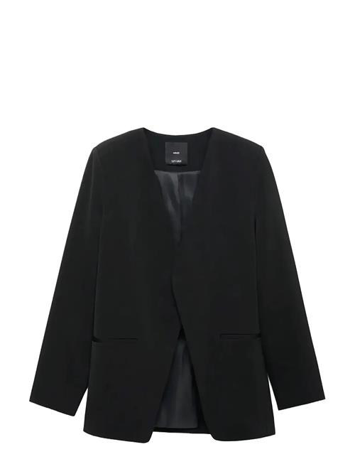 Double-Breasted Suit Blazer Mango Black