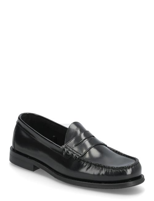 Slhbilly Leather Penny Loafer Selected Black