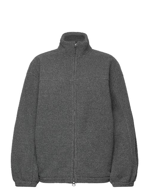 Fleece Zip Jacket Weekday Grey