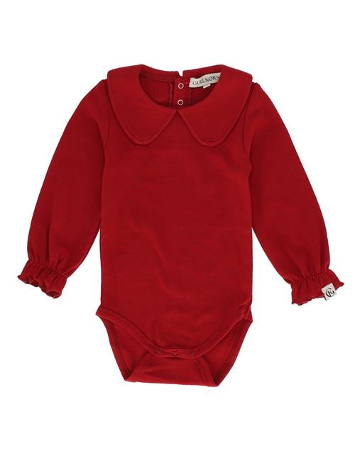 Gullkorn Design Peg Bodysuit Deep Red  Deep Red-68 cm  Rød  68 cm  unisex