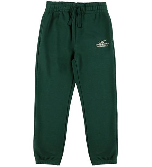 GANT Sweatpants - Graphic - Tartan Green