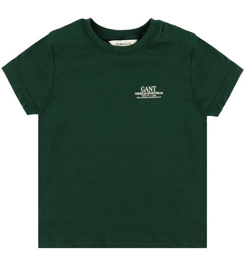 GANT T-shirt - Tartan Green