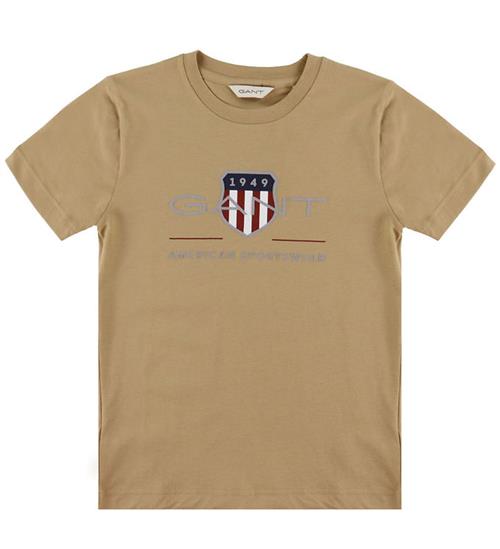 GANT T-shirt - Dark Khaki
