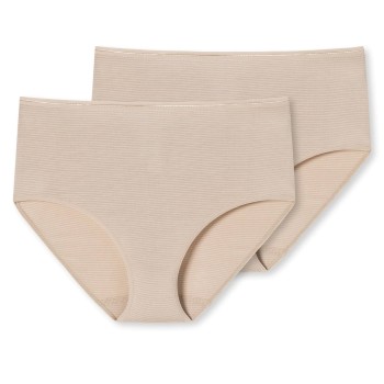 Schiesser Trusser 2P Modal Essentials Midi Beige Medium Dame