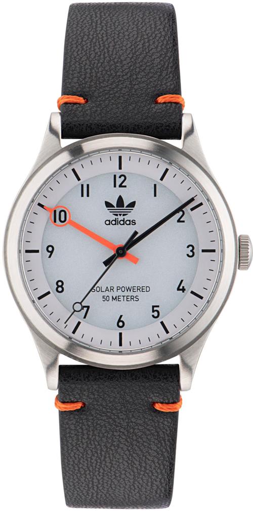 ADIDAS ORIGINALS Analogt ur  orange / sort / sølv