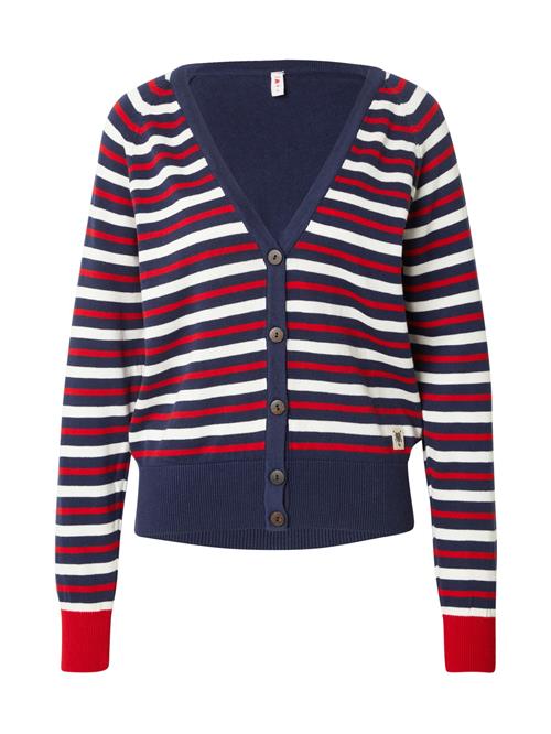 Se Blutsgeschwister Cardigan 'Bright Side Of Life'  navy / rød / hvid ved About You