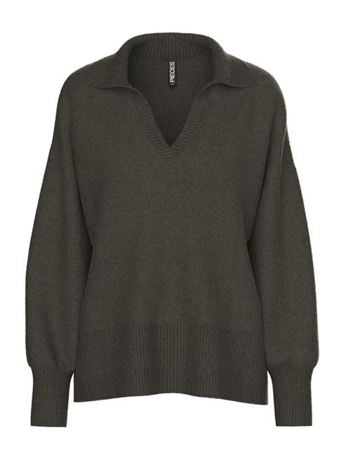 PIECES Pullover 'PCMALOU'  mørkebrun