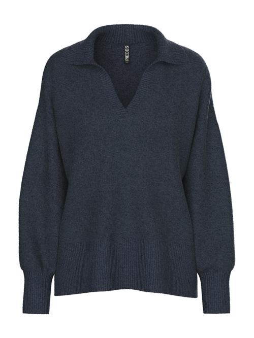 PIECES Pullover 'PCMALOU'  natblå