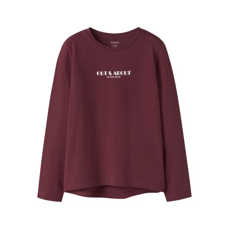 Se NAME IT Bluse Vix Burgundy Out And About hos SmartKidz