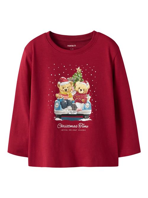 NAME IT Bluse Vosmas Jester Red Xmas Bunny