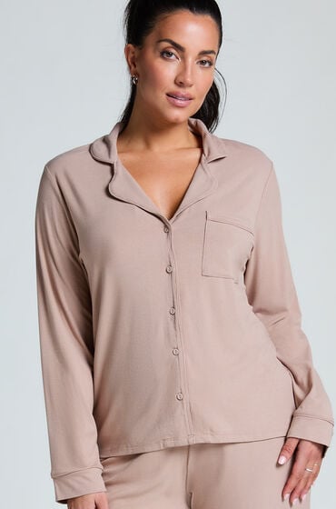 Hunkemöller Jacket Rib Essential Beige