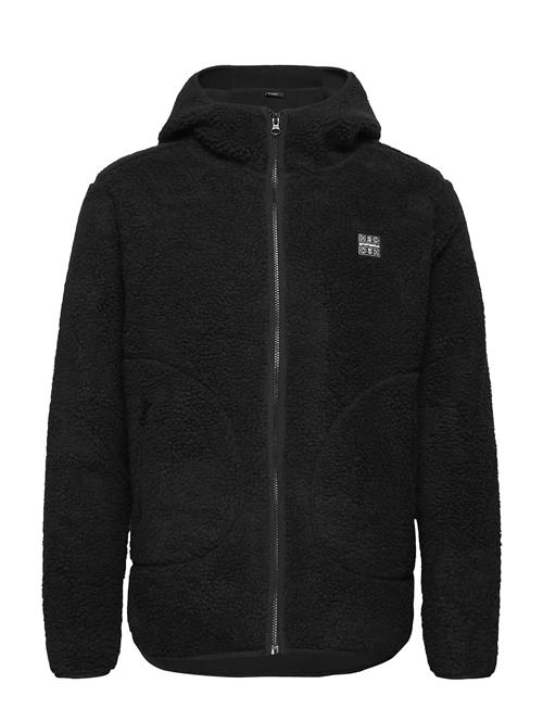 Langli Hooded Pile Jacket H2O Black