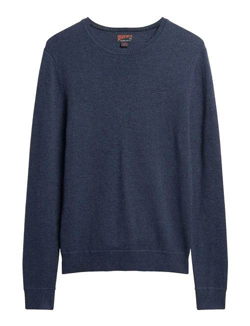 Essential Slim Fit Crew Jumper Superdry Navy