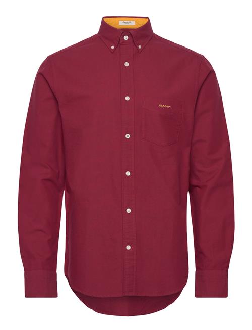 Reg Beefy Oxford Shirt GANT Burgundy