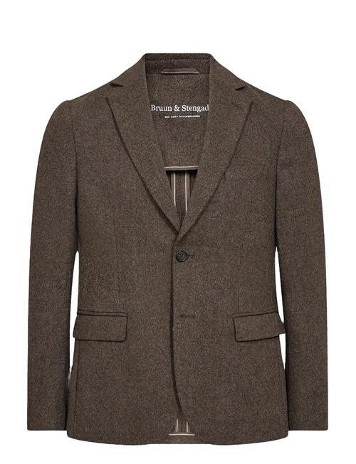Bs Chiavari Classic Fit Blazer Bruun & Stengade Brown