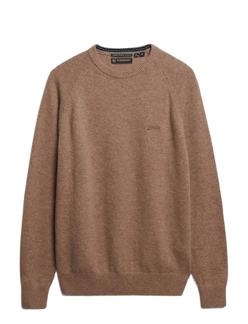 Wool Blend Jumper Superdry Brown