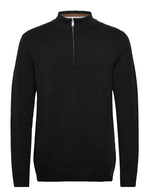 Structure Zip Neck Knit Lindbergh Black
