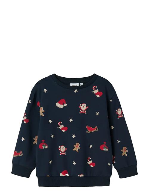 Nmnrohom Ls Nreg Sweat Bru Name It Navy